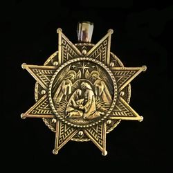 Christmas star necklace,christmas star jewelry,christmas star pendant,ukrainian christmas,Handmade ukrainian jewelry