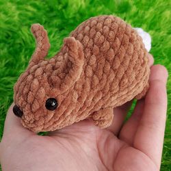 Amigurumi bunny cozy crochet pattern toy in English