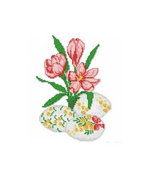 Easter Machine embroidery design Machine embroidery designs Crocuses Easter eggs Spring designs Machine cross stitch