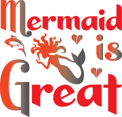 200 Mermaid  Png, Mermaid Monogram Png, Mermaid Png Design, Mermaid Split Monogram,