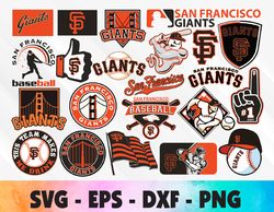 San Francisco Giants bundle logo,MLB Team, Logo Basketball, svg, png, eps, dxf