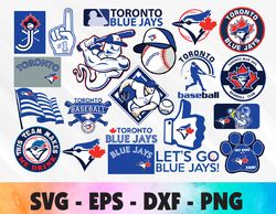 Toronto Blue Jays bundle logo,MLB Team, Logo Basketball, svg, png, eps, dxf
