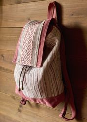 Handwoven textile backpack "Ethnic"