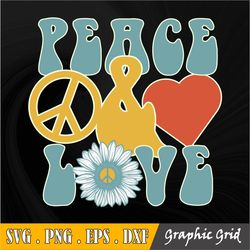 Peace and Love  Instant Digital Download svg, png, dxf, and eps files included! Peace Hand, Peace Sign, Signal, Heart