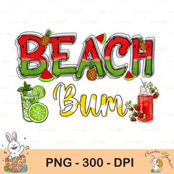 Beach Bum PNG File, I Love Summer PNG File, Summer Design, Wave PNG, Beach Png, Sunset Png, Summer, Sublimation Designs,