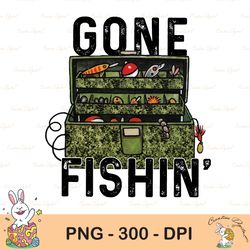 Gone Fishing digital download design, fishing sublimation, fishing clipart, sublimation graphics, instant download, fish