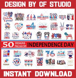 50 Files Fourth of July Bundle PNG, USA Flag png, Independence Day, 4th of July png Bundle, Patriotic png, America png