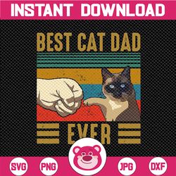 Cat Dad Gift | Best Cat Dad Ever Png|  Fathers Day gift - Cat Png- Funny Cat Dad Png- Cat Lover Gift
