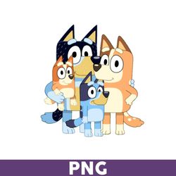 Bluey Family Png, Family Bluey Dog Png, Bluey Png, Dog Png, Bluey Dog Png, Cartoon Png - Download File