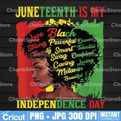 Juneteenth Is My Independence Day Png, Black Women Png. Juneteenth Png, Freeish Png, Black History Png