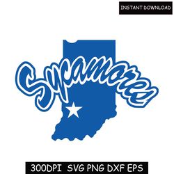 State of Indiana SVG Cutting File, Digital Download, Love, Home, Vector, State Outline, State Map SVG