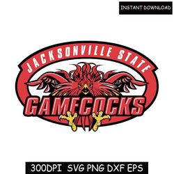 Jacksonville State University Gamecocks SVG with Display Pole
