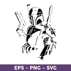 The Mandalorian Svg, Star Wars Character Svg, Star Wars Svg, Yoda Svg, Baby Yoda Svg, Disney Svg - Download File