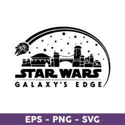 Star Wars Galaxy's Edge Svg, Star Wars Svg, Yoda Svg, Baby Yoda Svg, Disney Svg - Download File
