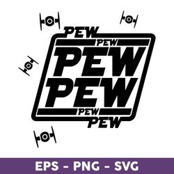PEW PEW PEW Space Battle Svg, Star Wars Svg, Yoda Svg, Baby Yoda Svg, Disney Svg - Download File