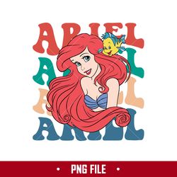 Ariel Princess Png, Little Mermaid Png, Disney Princess Png, Disney Png Digital File