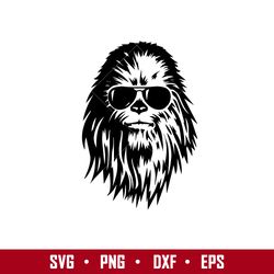 Chewbacca Svg, Star Wars Svg, Star Wars Characters Svg, Png Dxf Eps Digital File