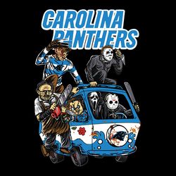 The Killers Club Carolina Panthers Horror NFL Football,NFL Svg, Football Svg, Cricut File, Svg