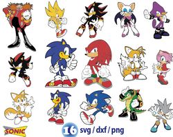 Sonic svg, Super Sonic svg, Sonic running svg, Sonic the Hedgehog svg png
