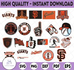 22 Files San Francisco Giants Svg, Cut Files, Baseball Clipart, Cricut, Giants svg, San Francisco svg,  MLB svg,Instant