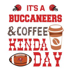 It A Coffee Hinda Day Tampa Bay Buccaneers NFL Svg, Football Svg, Cricut File, Svg