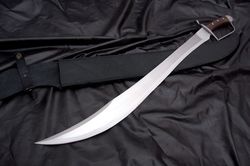 30 inches HAND-FORGED CARBON STEEL BLADE Scimitar Sword D-Guard