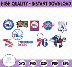 10 Files NBA Logo Philadelphia 76ers, Philadelphia, 76ers svg,76ers svg,NBA svg, NBA svg, Basketball Clipart, Svg For Cr
