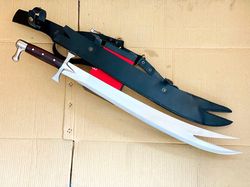 The Custom Zulfiqar Scimitar Sword-Ali sword-Mohammed sword-Custom handmade sword