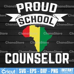 Black Pride School Counselor Svg, Black Proud Educated SVG, Black Pride,SVG DXF Cricut Cut File for Silhouette