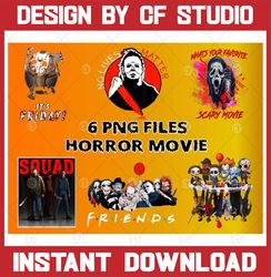 Halloween bundle PNG, halloween character Png, Instant download, Horror Bundle PNG, Horror Movie PNG, Halloween Png
