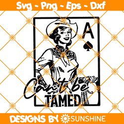 cant be tamed svg, western svg, country svg, western country svg, file for cricut