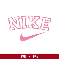 Nike Pink Logo Svg, Swoosh Pink Svg, Nike Logo Sublimation Svg, Png Digital File