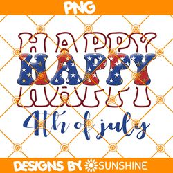 Happy 4th of July PNG Sublimation, 4th of July Png, Independence Day Png, American Png, Patriotic Sublimation Design