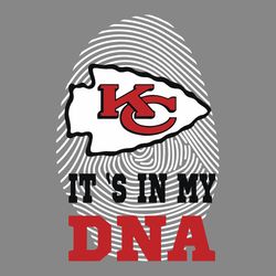 Kansas City Chiefs It's In My DNA NFL Svg, Football Svg, Cricut File, Svg