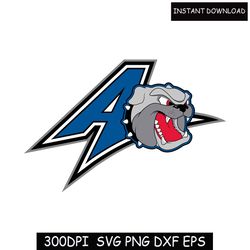 North Carolina Asheville Bulldogs svg, instant download - eps, png, svg, dxf Silhouette