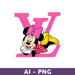 Minnie Mouse Louis Vuitton Png, Louis Vuitton Logo Fashion Png, LV Logo Png, Fashion Logo Png - Download File