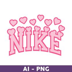 Nike Heart Png, Heart Png, Nike Png, Nike Logo Fashion Png, Nike Logo Png, Fashion Logo Png - Downloan File