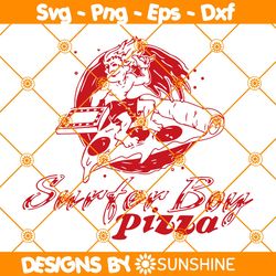 Pizza Employee Svg, Surfer Pizza Employee Svg, Stranger Things svg, Upside down svg, File For Cricut