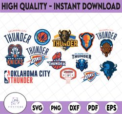 13 Files NBA Oklahoma City Thunder, Oklahoma svg, basketball bundle svg,NBA svg, NBA svg, Basketball Clipart, Svg For Cr