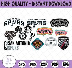 14 Files San Antonio Spurs SVG,  NBA Basketball bundle svg,NBA svg, NBA svg, Basketball Clipart, Svg For Cricut , Svg Fo