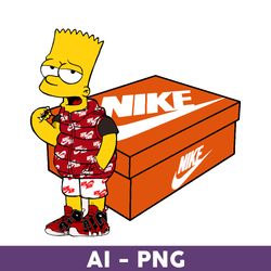 Bart Simpson Nike Box Png, The Simpson Png, Nike Logo Fashion Png, Nike Logo Png, Fashion Logo Png - Downloan File