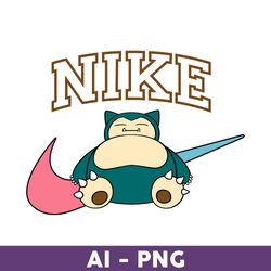 nike snorlax png, pokemon png, pokemon nike logo png, nike logo fashion png, nike logo png, fashion logo png - download