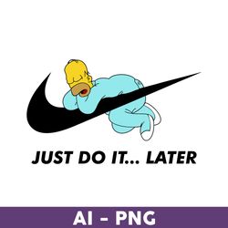 Nike Homer Simpson Png, The Simpson Png, Nike Logo Fashion Png, Nike Logo Png, Fashion Logo Png - Download