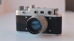ZORKI C S  Russian Leica Copy 35mm Film RF Camera with Jupiter 8 Vintage Decor