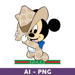 Gucci Baby Mickey Mouse Png, Mickey Png, Disney Png, Gucci Logo Fashion Png, Gucci Logo Png, Fashion Logo Png - Download