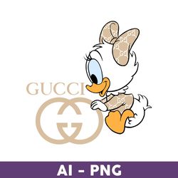 Gucci Baby Daisy Duck Png, Daisy Duck Png, Gucci Logo Fashion Png, Gucci Logo Png, Fashion Logo Png - Download