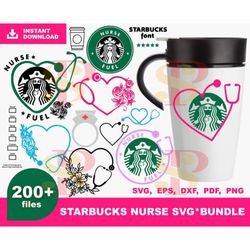 200 Starbucks Nurse Bundle Svg, Starbucks Svg, Starbucks Logo Svg, Starbucks Svg, Starbuck Bundle Svg, Starbucks Logo Sv