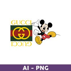 Gucci Mickey Mouse Png, Mickey Mouse Png, Gucci Logo Fashion Png, Gucci Logo Png, Fashion Logo Png - Download