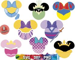 disney mouse shaped svg, Mouse shaped svg, disney Princess Collection svg png