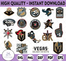 18 Files Vegas Golden Knights Bundle Svg, Golden Knights Svg, NHL svg, NHL svg, hockey cricut, hockey logo svg, NHL Down